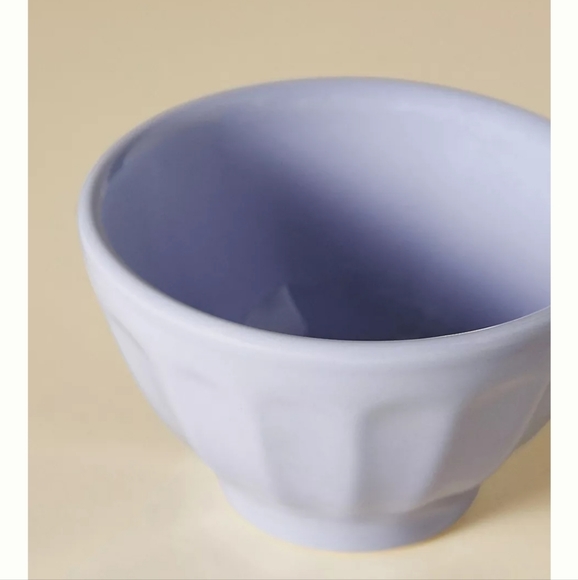 Anthropologie, set of 4, Shiny Mini Latte bowls - lavender - Picture 2 of 13